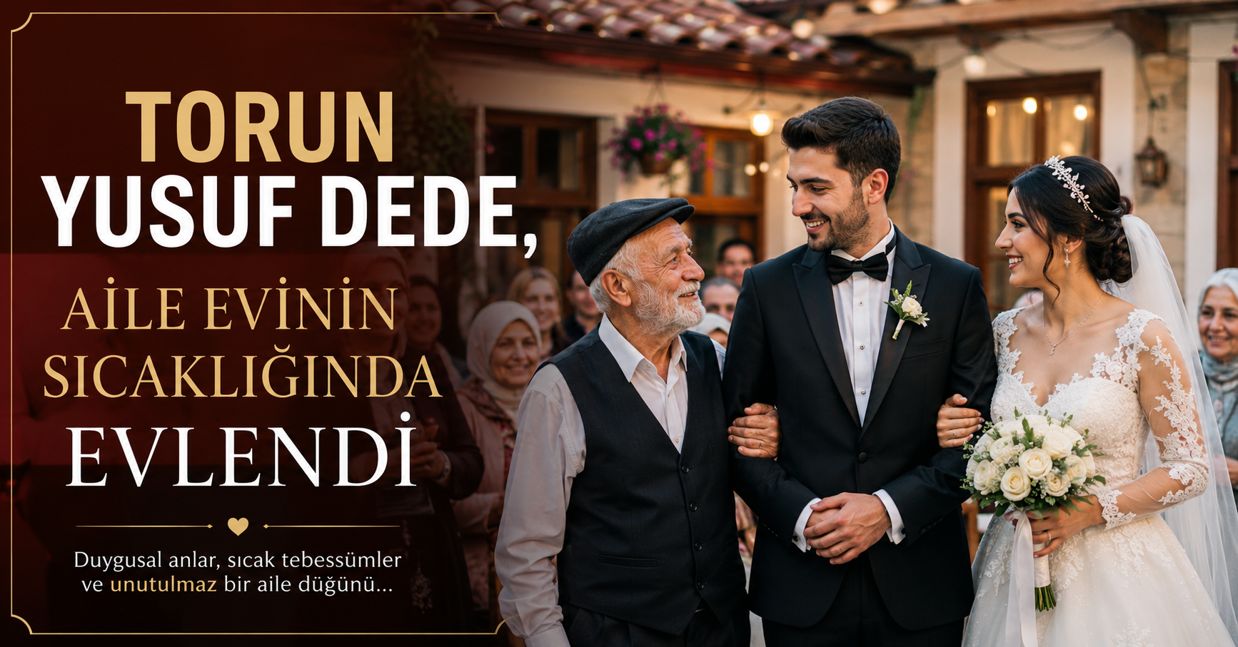 Torun Yusuf Dede, Aile Evinin Sıcaklığında Evlendi